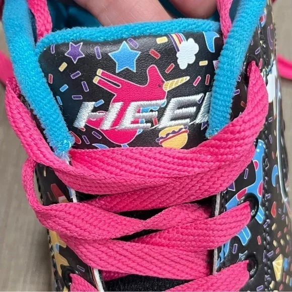 Heelys Split Kids Skate Shoes Black Unicorn Youth Size 6Youth Women 7 NO WHEELS - Picture 5 of 16